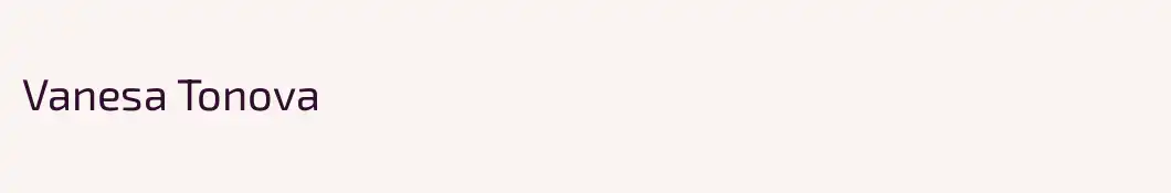 Vanesa Tonova